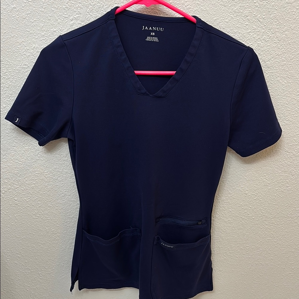 Jaanuu Blue Fitted Short Sleeve Tee